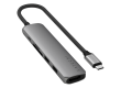 SATECHI 6-in-1 USB-C Slim Multiport Adapter (Space Grey)