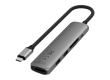SATECHI 6-in-1 USB-C Slim Multiport Adapter (Space Grey)