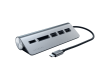 SATECHI Type-C Aluminum USB 3.0 Hub & Card Reader Space Gray
