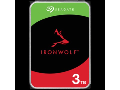 Жёсткий диск HDD 3 Tb SATA 6Gb/s Seagate IronWolf NAS ST3000VN006 3.5" 5400rpm 256Mb