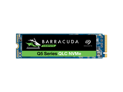 Seagate BarraCuda Q5, 500GB SSD, M.2 2280-S2 PCIe 3.0 NVMe, Read/Write: 2,300 / 900 MB/s, EAN: 8719706027717