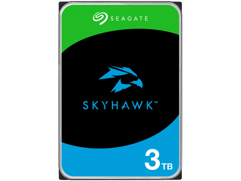 Жесткий диск HDD 3 Tb SATA 6Gb/s Seagate SkyHawk ST3000VX015 3.5” 256MB  (CMR record)