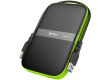 Silicon Power Armor - A60 5TB Portable HDD USB 3.2 Gen1 Black/Green, Shockproof MIL-STD 810G Method 516.6 Procedure IV, Water-resistant IPX4, LED light