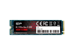 Silicon Power Ace - A80 512GB SSD PCIe Gen 3x4 PCIe Gen3 x 4 & NVMe 1.3, SLC cache + DRAM cache - Max 3400/3000 MB/s