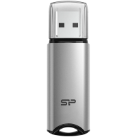 Silicon Power Marvel - M02 128GB Pendrive USB 3.2 Gen 1 Silver, Built-in straphole, Aluminum housing