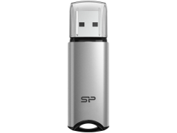 Silicon Power Marvel - M02 128GB Pendrive USB 3.2 Gen 1 Silver, Built-in straphole, Aluminum housing