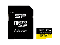 SILICON POWER, TF_SDXC UHS-IU3 A2,256GB,V30,Inspire,DDR200,W/A