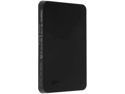 SILICON POWER, PSD,Stream S05,256GB,Black