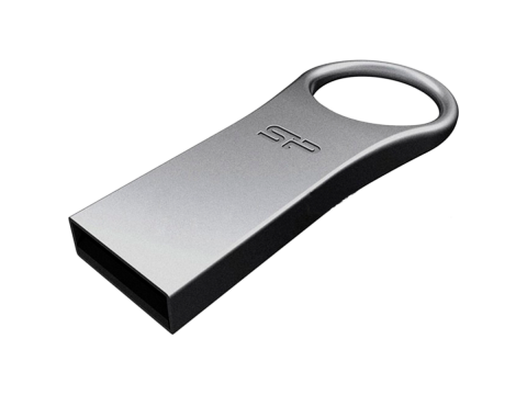 Silicon Power Jewel - J80 128GB Pendrive USB 3.2 Gen 1 Silver, Zinc Alloy Housing, Waterproof, dustproof and vibration-proof