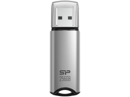 Silicon Power Marvel - M02 256GB Pendrive USB 3.2 Gen 1 Silver, Built-in straphole, Aluminum housing