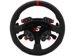 GT1 Round Steering Wheel with GT Pro Hub(K)| Shifter & Clutch Paddles | LeatherSIMAGIC QR70 Included