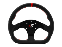 D-Shaped Steering wheel without HUB | 325mm | Leather