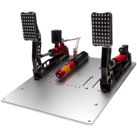 Crimson Edition | Hydraulic Dual-pedal Set | 100kg Loadcell | Standard Throttle Plate