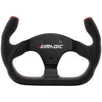 C-Shaped Steering wheel without HUB | 325mm | Leather
