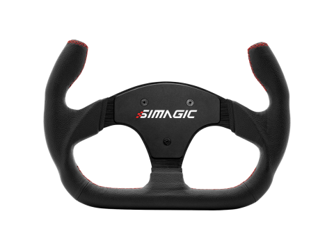 C-Shaped Steering wheel without HUB | 325mm | Leather