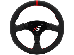 Round-Shaped Steering wheel without HUB | 330mm | Leather