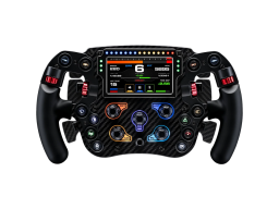 Wheel FX Pro FX Steering Wheel with Color Screen Full Carbon Fiber l Six PaddlesSIMAGIC QR50 Included