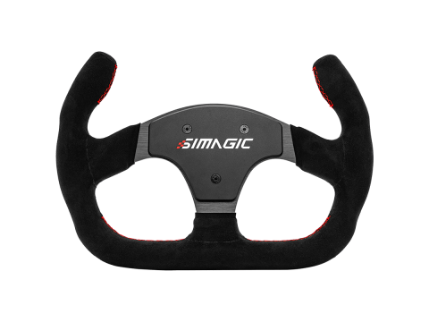 C-Shaped Steering wheel without HUB | 325mm | Alcantara