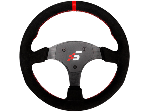 Round-Shaped Steering wheel without HUB | 330mm| Alcantara