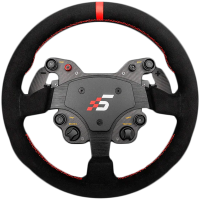 GT1 Round Steering Wheel | Shifter Paddles | AlcantaraSIMAGIC QR70 Included
