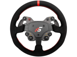 GT1 Round Steering Wheel | Shifter Paddles | AlcantaraSIMAGIC QR70 Included