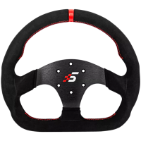SIMAGIC D-Shaped Wheel Rim 325mm, compatible with GT Pro Hub(K), alcantara