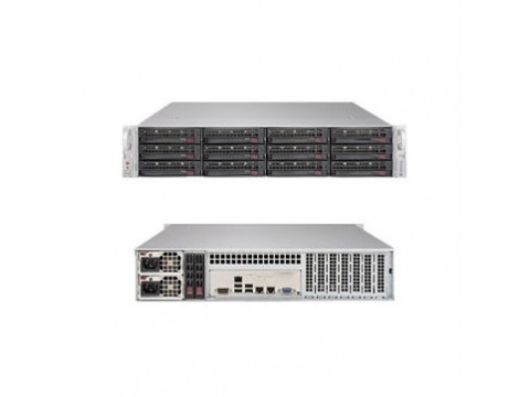 Supermicro server barebone SSG-6029P-E1CR16T, 2U, Dual Socket P (LGA 3647), 16 DIMM slots,  16 Hot-swap 3.5" SAS3/SATA3, 2x 10GBase-T LAN ports, 1600W RPSU