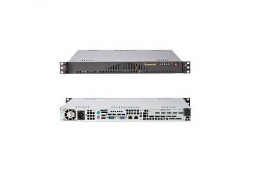 Supermicro Server Chassis CSE-512L-200B, 1U, MB ATX max size 12x9.6, 2x3.5 Internal Drive Bays, 1xFH slots, 200W PS, 1xFan, Black