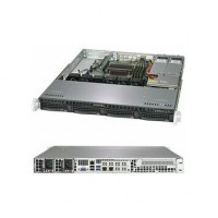 Supermicro SuperServer SYS-5019C-MR 1U, 1xLGA 1151, TDP up to 95W, Intel C246, 4xDDR4, 4x3.5" Hot-swap, SATA3 (6Gbps); RAID 0, 1, 5, 10, 1xPCI-E 3.0 x16, 2x1GbE LAN, 1xRJ45 IPMI, 2xUSB 3.1, 2xUSB 2.0, 1xVGA, 1 COM, 2x400W