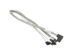 Supermicro MiniSAS to 4 SATA 55/55/55/55cm with Sideband Cable (CBL-SAST-0880)