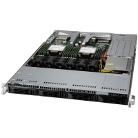 Supermicro server chassis CSE-LA15TQC-R860AW 1U SCLA15 TQC CloudDC Chassis w/ Redundant 860W,RoHS, 2x Full-height expansion slot(s) 2x S-AIOM expansion slot(s), 4 x 3.5"(tool-less) or 2.5"(screw) hot-swap SAS3/SATA drive bay