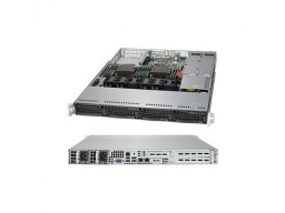 Supermicro server chassis 1U Optimized for X11 WIO (W series) motherboards, 4 x 3.5" hot-swap SAS/SATA, 1U Redundant 700/750W