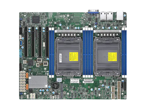 Supermicro mainboard server MBD-X12DPL-i6-B, 3rd Gen Intel Xeon Scalable processors, Intel C621A controller for 12 SATA3 (6 Gbps) ports, Dual LAN with Intel i210 Gigabit Ethernet Controller, 1 VGA port