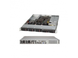 Supermicro 1U rackmount chassis, support for motherboard size: 12" x 13" E-ATX Optimized for X11 WIO (W series) motherboards; 8 x 2.5" hot-swap SAS/SATA drive bay; 1U Redundant 700/750W Single Output Power Supply Platinum level, 54.5mm widt