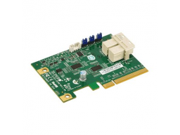 Supermicro AOC-SLG3-2E4R-O Low Profile 6.4Gb/s Dual-Port NVMe Internal Host Bus Adapter