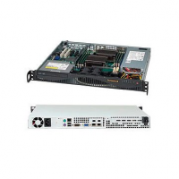 SuperChassis 512F-350B (Black) 2x 3.5" Internal Drive Bays, 350W High-efficiency Power Supply