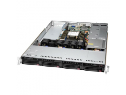 Supermicro SYS-510P-WT 1U, LGA-4189, TDP 270W, Intel C621A, 8xDDR4, 4x 3.5" NVMe/SATA drive bays (4x 3.5" NVMe hybrid), SATA3 (6Gbps), 2xPCI-E 4.0 x16 FHFL, 1 PCI-E 4.0 x16 LP, 2xRJ45 10GBase-T, 1xRJ45 IPMI, 5xUSB 3.2, 4xUSB 2.0, 1xVGA, 2 COM, 1