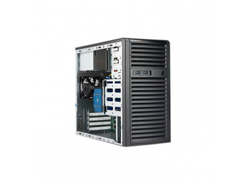 Supermicro SuperWorkstation SYS-5039C-I Mid-Tower, LGA-1151, TDP 95W, Intel C242, 4xDDR4, 4xFixed 3.5'' drive, SATA3 (6Gbps); RAID 0, 1, 5, 10, 1xPCI-E 3.0 x8, 2xPCI-E 3.0 x4, 2x1GbE LAN, 4xUSB 3.2 Gen1, 2xUSB 2.0, 1xVGA, 1 COM, 400W