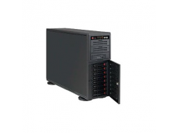 Supermicro chassis CSE-743AC-668B, 4U, 8x 3.5" SAS3/SATA3 Backplane for Hot-Swappable Drives, 3x 5.25" External HDD Drive Bays & 8x 3.5" Hot-Swappable HDD Drives, 668W PSU