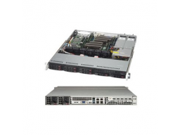 CSE-113MFAC2-R606CB Chassis 8 port SAS3 12Gb/s or 6 port SAS3 12Gb/s and 2 port NVMe(determined by system and cable configuration),8hot-swap 2.5” drives bays,1U Rackmountchassis