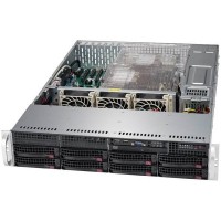 SUPERMICRO CSE-825TQC-R1K03LPB 8x 3.5" Hot-swap SAS3/ SATA Drive Bays & 2x Fixed 3.5" Drive Bays, 1000W Redundant PWS, SAS3(12 Gbps) HDD support