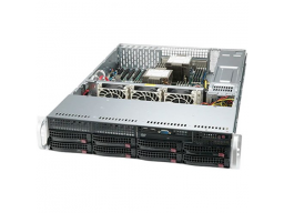 Supermicro SYS-620P-TRT 2U, LGA-4189, TDP 270W, Intel C621A, 18xDDR4, 8x 3.5" hot-swap, SATA3 (6Gbps), 4xPCI-E 4.0 x16 LP, 2xPCI-E 4.0 x8 LP 2xRJ45 10GBase-T, 1xRJ45 IPMI, 4xUSB 3.0, 2xUSB 2.0, 1xVGA, 2 COM, 2x1200W