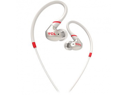 TCL In-ear Wired Sport Headset, IPX4, Frequency of response: 10-22K, Sensitivity: 100 dB, Driver Size: 8.6mm, Impedence: 16 Ohm, Acoustic system: closed, Max power input: 20mW, Connectivity type: 3.5mm jack, Color Crimson White