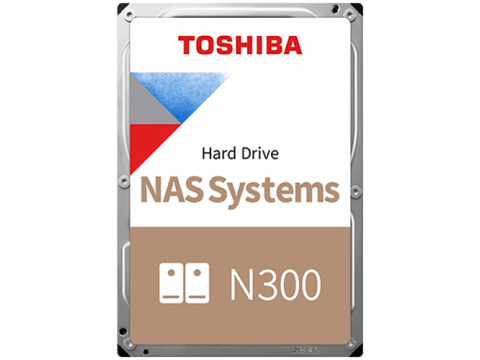 HDD NAS TOSHIBA 12TB N300 CMR (3.5'', 256MB, 7200RPM, SATA 6Gbps, RV Sensor, TBW: 180)