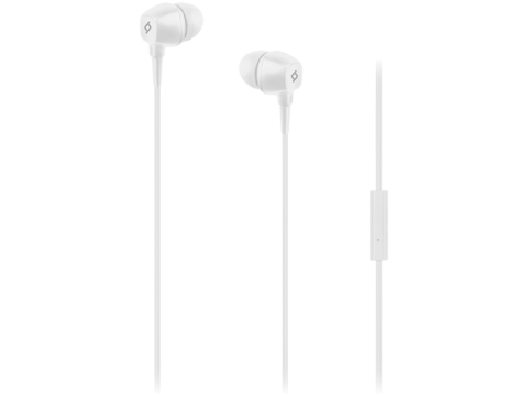 ttec Pop In-Ear Headphones with Microphone , 3.5mm , White