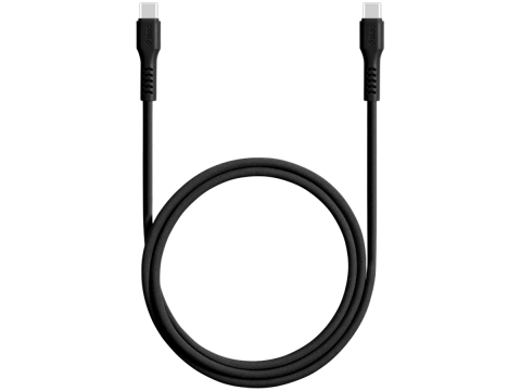 ttec USB-C - USB-C 60W PD/QC Fast Charging/Data Cable, 120cm, Black