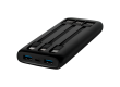 ttec PowerSlim Trio LCD 10.000mAh PD 22,5W Powerbank withTrio Cable Black
