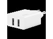 ttec Power Adapter, Duo 2.4A, 12W, White (2SCS21B)