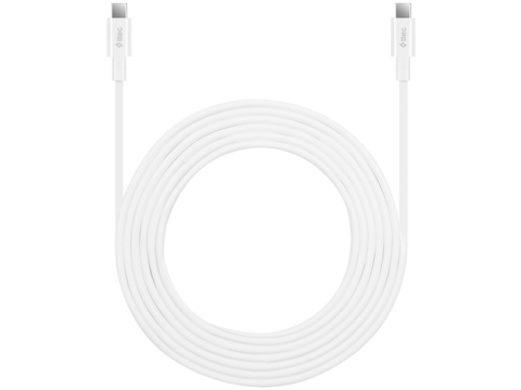 ttec Type-C - Type-C 200cm 65W Fast Charge Cable, White
