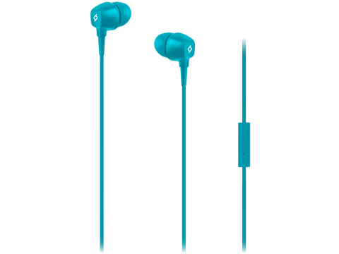 ttec Pop In-Ear Headphones with Microphone , 3.5mm , Turquoise